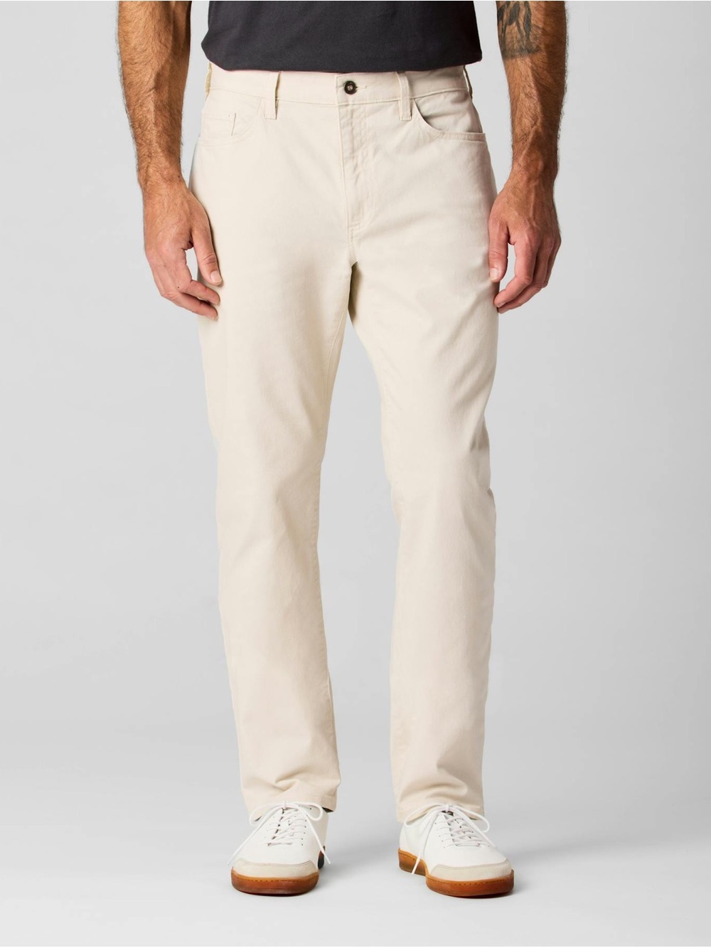 Flint & Tinder Men’s 365 5-Pocket Pant in Salt ivory size 30x30